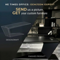Solutions de bureaux exécutifs sur mesure professionnelles - Fabrication OEM/ODM directe d'usine - Bureau moderne minimaliste pour projets de bureaux haut de gamme