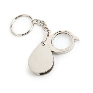 แว่นขยายพกพาแบบพับได้ 10 เท่า พร้อมพวงกุญแจ - Product Image 1