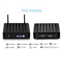 Mini pc de bureau, i7-5500u, 2.70 GHz, DDR3L, 1300/1666MHz, 1.35V, RAM, Msata, 4K/HD, VGA, wi-fi, LAN Gigabit