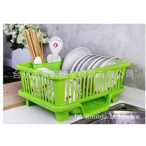 Draining Dish Rack <b>Plastic</b> PP Quick Dry Square Sink Shelf Dish Organizer Storage <b>Basket</b> Injection Molding - Product Image 3