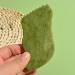 Jade Phoenix Gua Sha <span class=keywords><strong>Pierre</strong></span> de jade vert chinois, ascenseurs et souffles <span class=keywords><strong>Sculpteur</strong></span> de visage naturel - Product Image 4