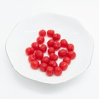 Cerises en conserve certifiées BRC avec tige, dans un sirop épais, cerises rouges Maraschino