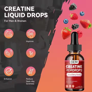 נוזל קריאטין טיפות קריאטין עם קרניטין, l-גלוטמין, בקאה, ויטמין b12 & טיפות - Product Image 3