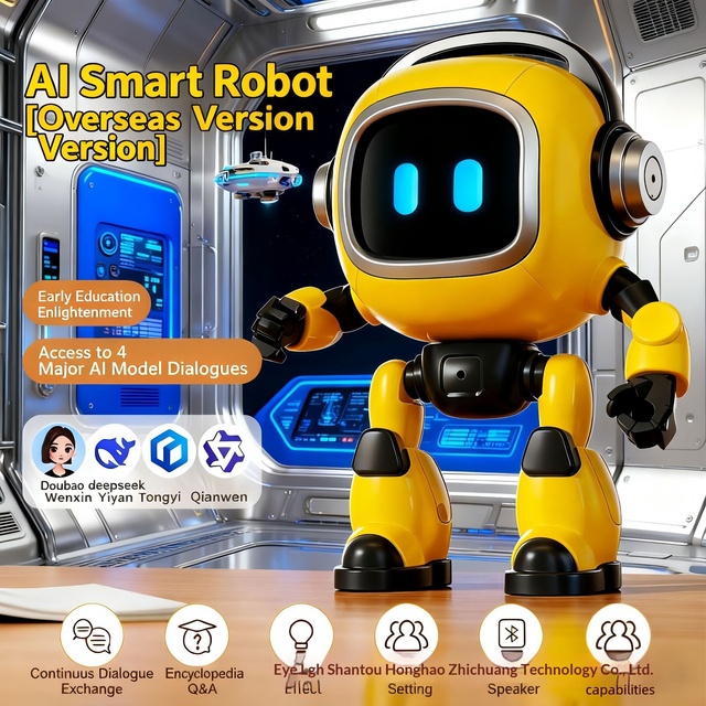 AI Robot Intelligent Conversation Children's Voice Educational Desktop Toy