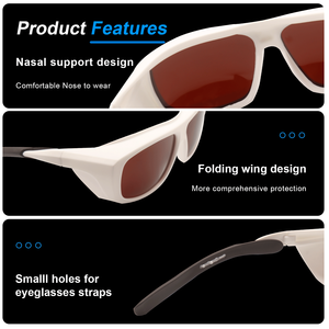 190-490nm卸売高品質目の保護レーザー保護眼鏡レーザー産業用安全メガネ - Product Image 5