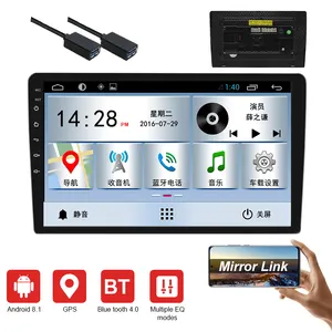 Universeel Touchscreen Android 10 Gps Stereo Autoradio Wifi Multimedia Speler Video 9 Inch 2 Din Auto Audio Android Headunit