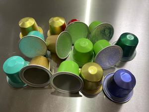 Alumínio elétrico semiautomático folha tampa café cápsula k copo fazendo selagem máquina - Product Image 5