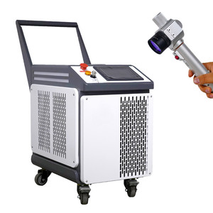 Machine portative de dérouillage de laser pour nettoyer le mur/pont/graffiti en dehors du décapant portatif de laser de 200w JPT - Product Image 1