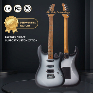 GALYDA Authentic ST S-S-H Electric Guitar 6-<b>String</b> with Factory Discount for Music Rosewood Maple Mahogany Ebony Fingerboard - Product Image 1
