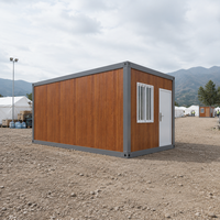 Vente en gros de maisons modulaires en acier préfabriquées à installation rapide pour abri temporaire après catastrophe
