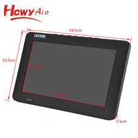 Mini Télévision Led 7 "9" 10 "12" 14 "TÉLÉVISEUR Portable Avec DVB-T DVB-T2 ATSC Numérique ISDB Système de TÉLÉVISION