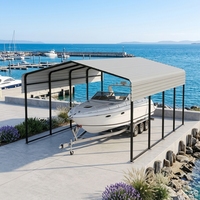 Abri de stationnement moderne et portable en acier, abri conteneur en polycarbonate, étanche et durable - Calculez votre véritable rentabilité du carport
