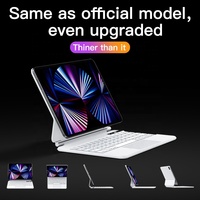 Nuevo Teclado Inalámbrico IFacemall OEM con Precio de Fábrica, Magnético Flotante, TPU de Tamaño Completo, Mecánico, 2.4GHz, Retroiluminación RGB, con Touchpad