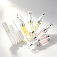 Kit de Soins des Lèvres : Base de Teint Jour, Sérum au Collagène Nuit, Baume au Beurre de Karité, Tubes Roll-on Hydratants Longue Durée