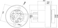 Fotocélula de base de luz LED regulable de 7 pines giratoria de 360 grados para iluminación y productos eléctricos