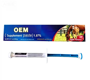 OEM アップル風味 馬用ペースト 1.87% 馬用健康補助食品 - Product Image 1