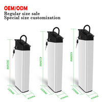 Paket Baterai Lithium Ion Kapasitas Tinggi 36V 48V 52V dengan BMS Terintegrasi Tahan Air untuk Sepeda Lipat, Sepeda Listrik, dan Sepeda Motor
