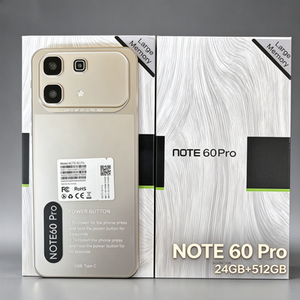 สมาร์ทโฟนรุ่นยอดนิยม Note 60 Pro หน้าจอ 7.3 นิ้ว กล้อง 108MP รองรับ 5G หน่วยความจำ 16GB+1TB แบตเตอรี่ 7800mAh ปลดล็อคด้วยใบหน้า GPS รองรับซิมคู่ เหมาะสำหรับใช้งานประจำวัน - Product Image 1