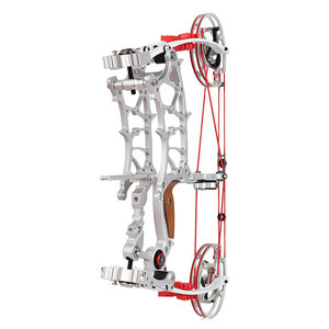 Arco Compound Little Monster 17" (distanza tra assi) lavorato a CNC 30-75 libbre per tiro con frecce e sfere d'acciaio - Product Image 4