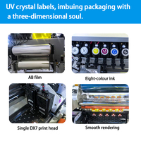 Impresora DTF Automática A3 XP600/DX7 con Tinta UV, Kit Todo en Uno con Agitador y Secador de Película de Transferencia de Calor para Impresión de Camisetas, Textiles y Prendas