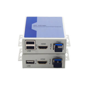 Vidéo et audio HD <span class=keywords><strong>4k</strong></span> * 2k Optical Extender CCTV Fiber Optic Media Converter avec 20KM Range <span class=keywords><strong>Video</strong></span> Splitters & Converters - Product Image 2