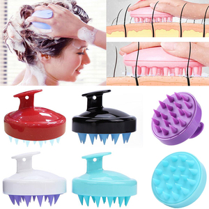 Cepillo Masajeador de Cuero Cabelludo de Silicona Suave para Salón de Barbería y Peluquería, Marca Privada - Product Image 4