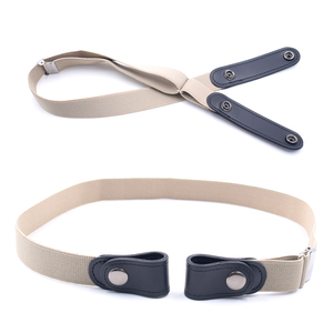 Cintura Elastica Classica alla Moda per Donne e Ragazze, Fibbia con Anello a D in Ferro/Lega di Zinco, Materiale in Poliestere/Gomma, Stile Formale per Esterni, 2-4cm - Product Image 2