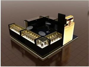 Conception attrayante de centre commercial, comptoir de parfums sur mesure, kiosque de parfums de luxe, design <span class=keywords><strong>professionnel</strong></span> de kiosque de vente de parfums - Product Image 1