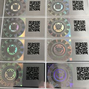 Autocollants holographiques personnalisés anti-falsification avec certificat d'authenticité 3D - Product Image 2