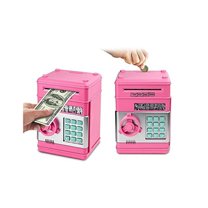 Password Code Lock Gift ATM for Kids Baby Toy Safe Coin Bank Money Saving Box Piggy Bank Electronic for Children Boys Girls