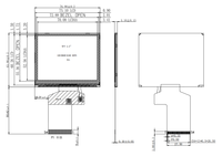 Module LCD 3,5 pouces 320x240 QVGA, écran TFT 3,5 pouces avec interface RGB888, circuit intégré de pilote ST7272, fabricant d'écrans LCD TFT