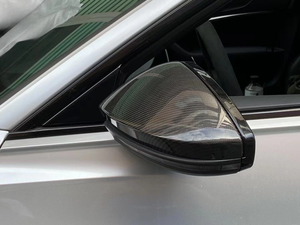 Зеркало из сухого углеродного волокна для Audi A6 S6 RS6 C8 <span class=keywords><strong>A7</strong></span> S7 RS7 A8 2018 + без слепых зон замена зеркального корпуса LH - Product Image 6