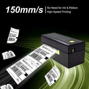 Printer Label Thermal Bluetooth Portabel 4 Inci 110mm untuk Struk, Barcode, Pengiriman Ekspres, Pemotong Otomatis, Tanpa Tinta, Stiker - Product Image 2
