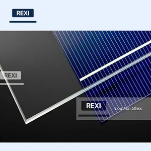 1/8» 5/32» 13/64» 1/4» 5/16» 25/64» 15/32» 19/32» 3/4 'pouces Ultra extra Clair À Faible Teneur en Fer Verre Feuille Usine Prix de Gros