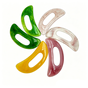 Strumento Massaggiante Gua Sha in Resina a Forma di Luna <span class=keywords><strong>per</strong></span> il Corpo, Massaggiatore Anticellulite, Regalo di Bellezza <span class=keywords><strong>per</strong></span> Spa, Uso Domestico e da Viaggio - Product Image 6