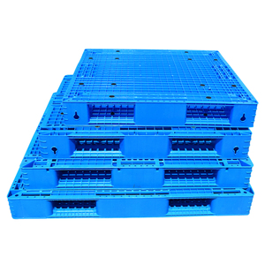 1500*1200*150Mm Thân Thiện Với Môi Pallet Lưu Trữ Stackable Màu Xanh Euro Pallet HDPE Đôi Mặt Nhiệm Vụ Nặng Nề Tái Chế Nhựa Pallet - Product Image 2