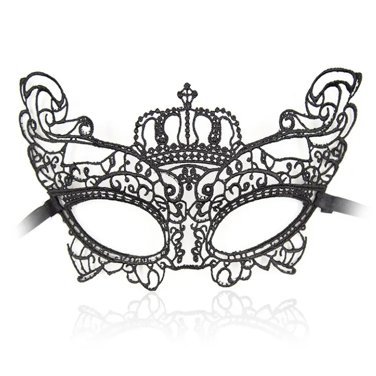 Eye Patches FaceMasks Fashion Sexy Black Lace Hollow Nightclub Queen Fashionable Patch Eye Mask