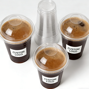 Vaso de Café Desechable de Plástico con Tapa de 90 mm y 350 ml, Vaso de PP Personalizado para Café con Impresión UV - Product Image 3