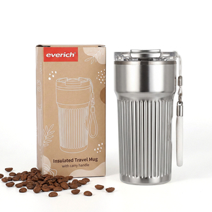 <span class=keywords><strong>แก้ว</strong></span><span class=keywords><strong>กาแฟ</strong></span>สแตนเลสแบบพกพาขนาด 24 ออนซ์ ยี่ห้อ Everich Wholesale พร้อมฝาปิดและหูจับแบบสองระบบ ใช้ซ้ำได้ เหมาะสำหรับเป็นของขวัญ - Product Image 1