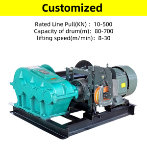 Chine Fabricant Treuil Électrique Bateaux JK/JM Modèle 2 Tonnes à 10 Tonnes Capacité 220V 380V Câble En Acier Vente Treuil" - Product Image 3