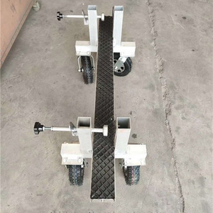 Hualong makineleri 4-Wheel granit mermer taş döşeme hareketli Dolly arabası alüminyum tezgah 4 tekerlekler ile sepeti yükleyin - Product Image 3