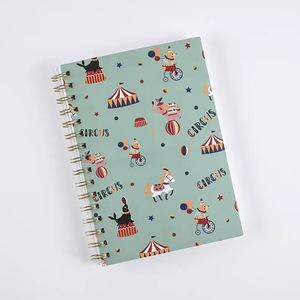 Lớn A5 Kích thước xoắn ốc phong cách ràng buộc có sẵn PVC PP Bìa Vật liệu xoắn ốc mở binders tái sử dụng dễ thương Sticker cuốn sách - Product Image 1