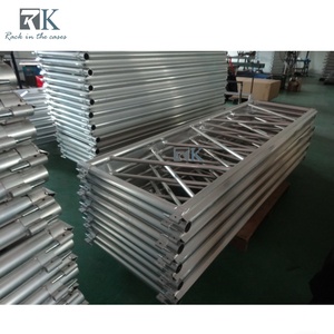 Plateforme de scène pliable en aluminium, scène portable robuste pour événements, concerts, mariages, extérieur - Product Image 5