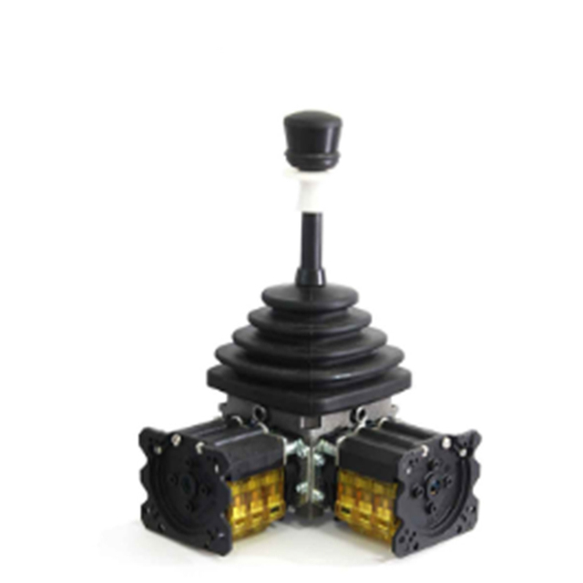 Industrial AC Joystick Potentiometer Output Self-Locking Lever Handle CANbus Controller for Crane Excavator Construction
