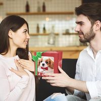 2025 Neue bunte Geschenk box Verpackung Roboter Hund Welpe Mein realistischer Roboter Welpen Hund Roboter für Erwachsene und Kinder Geschenk