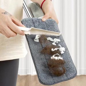 <b>Flat</b> <b>Mop</b> For Tiles And Wood Floors Rotating Head Wet Dry Use Hands Free Easy Store - Product Image 2