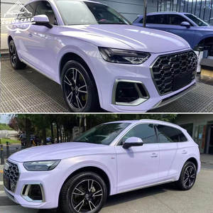 5x59FT haute qualité brillant violet PET support PET Star Dezi auto-adhésif PVC pleine voiture carrosserie emballage vinyle <span class=keywords><strong>Film</strong></span> - Product Image 5