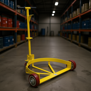 Chariot à roulettes pour fûts d'huile de 55 gallons, capacité de 1200 lb, profil bas, en acier - Product Image 2