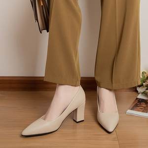 Sandalias <span class=keywords><strong>de</strong></span> tacón alto <span class=keywords><strong>de</strong></span> plataforma para <span class=keywords><strong>mujer</strong></span>, estilo sencillo y elegante, ideales para el trabajo y negocios, novedad al por mayor. - Product Image 5