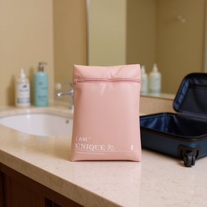 Pink Travel Cosmetic Toiletry Bag 36*26cm Lightweight and Convenient <b>for</b> On-the-Go Essentials - Product Image 2